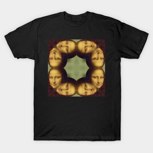 Mandalisa Kaleidoscope Pattern (Seamless) 13 T-Shirt by Swabcraft